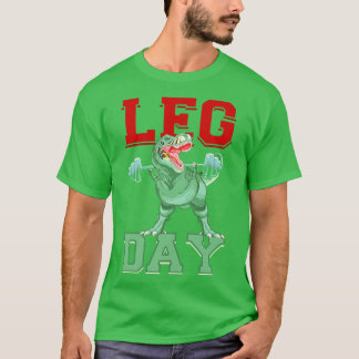 Grappige Squat Been Dag Gewichtheffen T-shirt