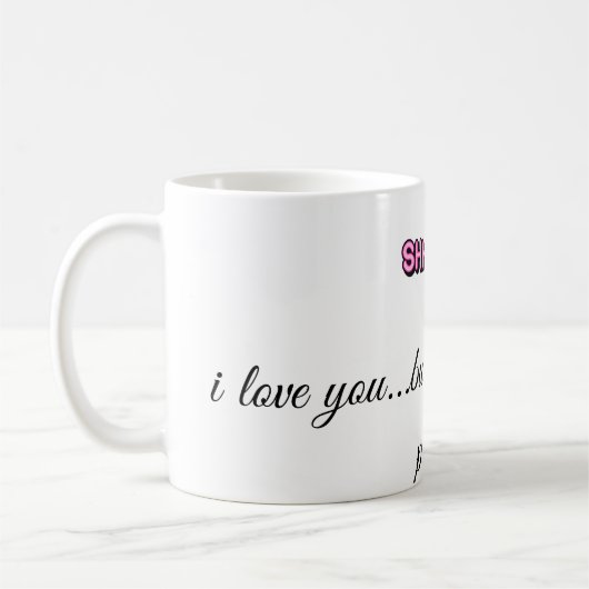 Grappige "Sst... Ik ben geen ochtendmens" koffie Koffiemok (Links)
