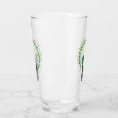 Grappige St. Paddys Gecertificeerde Schelmen Coörd Glas (Links)