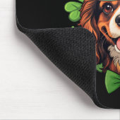 Grappige St. Patrick Cavalier King Charles Spaniel Muismat (Hoek)