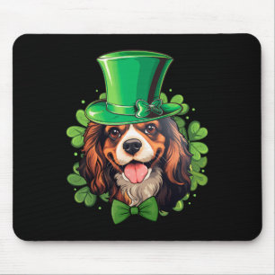 Grappige St. Patrick Cavalier King Charles Spaniel Muismat