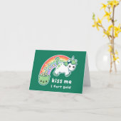 Grappige St Patrick Dag Kaart (Gele Bloem)