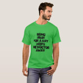 Grappige St. Patrick Irish voor een dag Shamrock G T-shirt (Voorkant volledig)