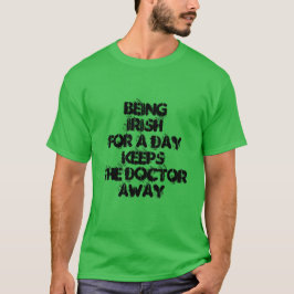 Grappige St. Patrick Irish voor een dag Shamrock G T-shirt