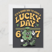 Grappige St. Patrick's Dag 67 Kaart (Voorkant)