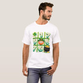 Grappige St Patricks Dag 6 7 Hart Boter Kaas en Ei T-shirt (Voorkant volledig)