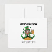 Grappige St. Patrick's Dag Briefkaart (Voorkant / Achterkant)