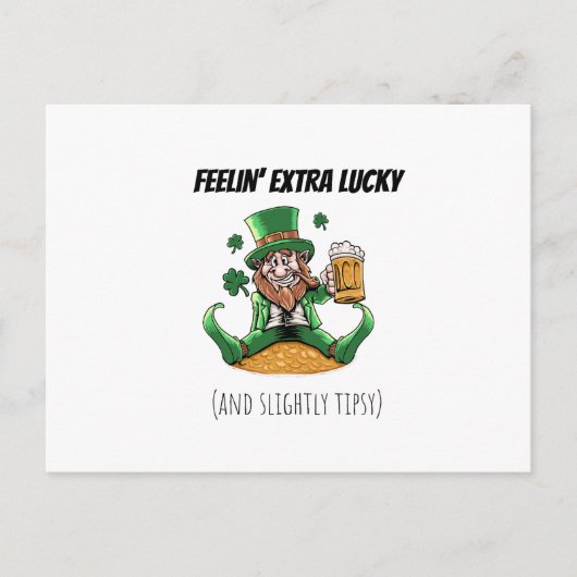 Grappige St. Patrick's Dag Briefkaart (Voorkant)