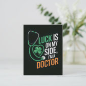 Grappige St. Patrick's Dag Dokterkaart Feestdagenkaart (Staand voorkant)