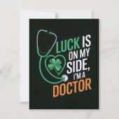Grappige St. Patrick's Dag Dokterkaart Feestdagenkaart (Voorkant)