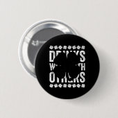Grappige St. Patrick's Dag Dranken Goed Met Andere Ronde Button 5,7 Cm (Voorkant /achterkant)
