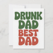 Grappige St. Patrick's Dag Drankkaart Feestdagenkaart (Voorkant)