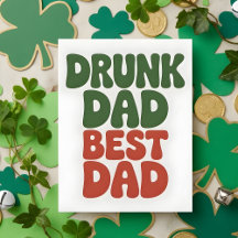 Grappige St. Patrick's Dag Drankkaart