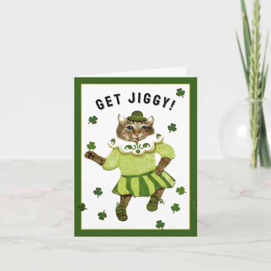 Grappige St. Patrick's Dag Feestdagen Kaart (Voorkant)