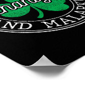 Grappige St. Patricks Dag Gevoelig Voor Schelmenst Poster (Hoek)