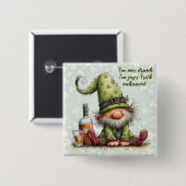 Grappige St. Patrick's Dag Humor Vierkante Button 5,1 Cm (Voorkant /achterkant)