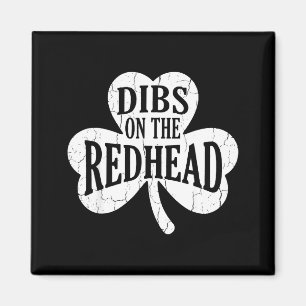 Grappige st patricks dag Ierse klaver dibs op de Magneet