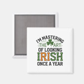 Grappige St. Patrick's Dag Ierse trots klaveren ge Magneet (Voorkant / Achterkant)