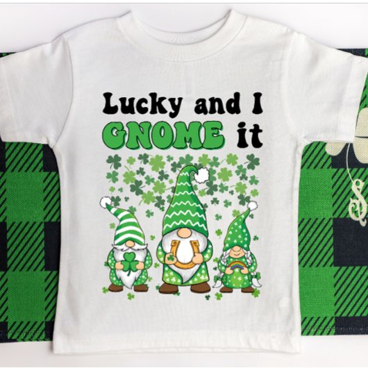 Grappige St. Patrick's dag kabouters gelukkig char T-shirt