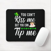 Grappige St. Patrick's Dag Koffie Waitress Ober Ti Muismat (Met muis)