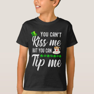 Grappige St. Patrick's Dag Koffie Waitress Waiter T-shirt