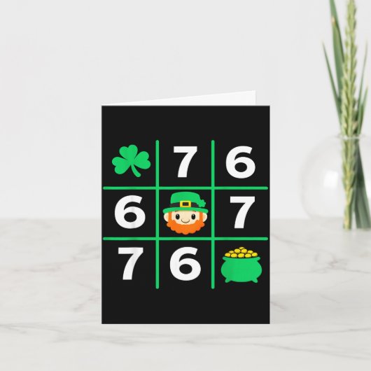 Grappige St. Patrick's Day 67 Lucky Ierse humor Kaart (Voorkant)