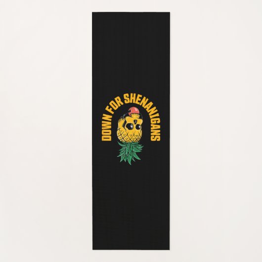 Grappige St Patrick's Day Down voor Shenanigans Sw Yogamat (Voorkant)