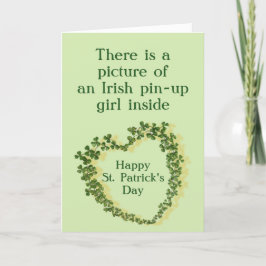 Grappige St. Patrick's Day Feestdagen Kaart