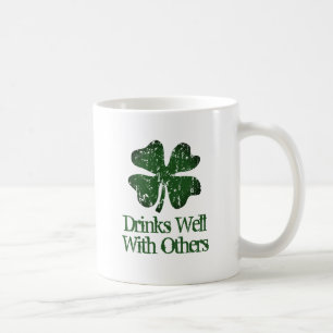 Grappige St. Patrick's Day geluks klaver koffiemok