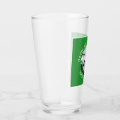 Grappige St. Patrick's Day Ierse en lachende hond Glas (Rechts)