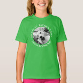 Grappige St. Patrick's Day Ierse en lachende hond T-shirt (Voorkant)
