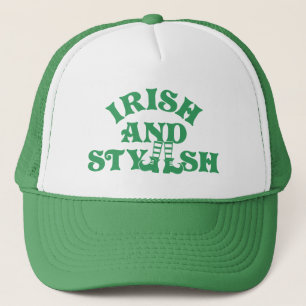 Grappige St Patricks Day Ierse en stijlvolle groep Trucker Pet