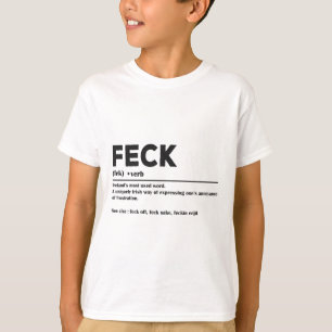 Grappige St Patricks Day Ierse Feck Definitie Voor T-shirt
