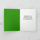 Grappige St. Patrick's Day Kaart (Binnen)