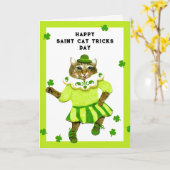 Grappige St. Patrick's Day Kaart (Gele Bloem)