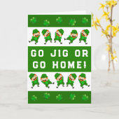 Grappige St. Patrick's Day Kaart (Gele Bloem)