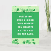 Grappige St. Patrick's Day Kaart (Voorkant)
