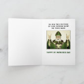 Grappige St. Patrick's Day Kaart (Binnen)