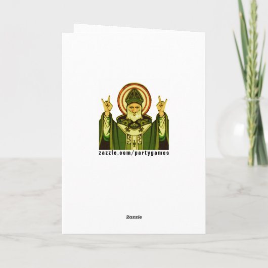 Grappige St. Patrick's Day Kaart (Achterkant)