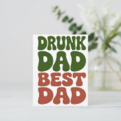Grappige St. Patrick's Day kaart voor vader (Staand voorkant)
