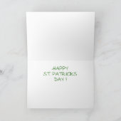 Grappige St Patricks Day Kaart: zo dichtbij Kaart (Binnen)