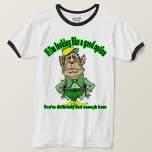 Grappige St. Patrick's Day Kabouter Opties T-shirt