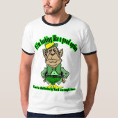 Grappige St. Patrick's Day Kabouter Opties T-shirt (Voorkant)