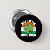 Grappige St. Patrick's Day Kleine Schelm Tiener Bo Ronde Button 5,7 Cm (Voorkant /achterkant)