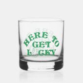 Grappige St Patricks Day Krijg je Ierse op groep Whisky Glas (Voorkant)