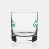 Grappige St Patricks Day Krijg je Ierse op groep Whisky Glas (Links)