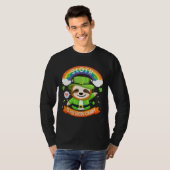 Grappige St Patrick's Day luiaard is mijn T-shirt (Voorkant volledig)