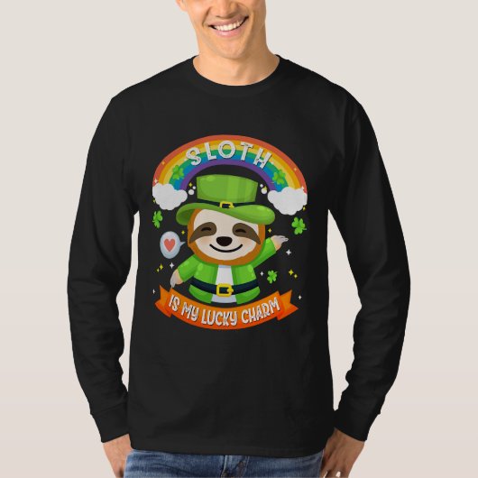Grappige St Patrick's Day luiaard is mijn T-shirt (Voorkant)