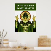 Grappige St. Patrick's Day Poster (Keuken)