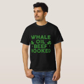 Grappige St. Patrick's Day Shamrock WALVIS OLIJVEN T-shirt (Voorkant volledig)